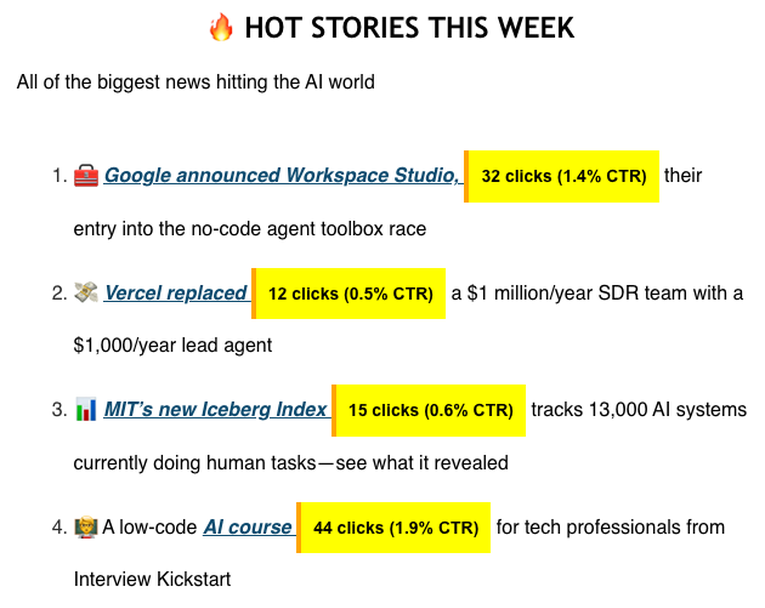 Click visualization example